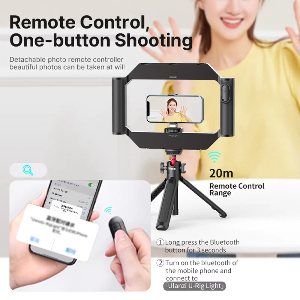 NeePho NP-L5 Mobile Holder With LED Light