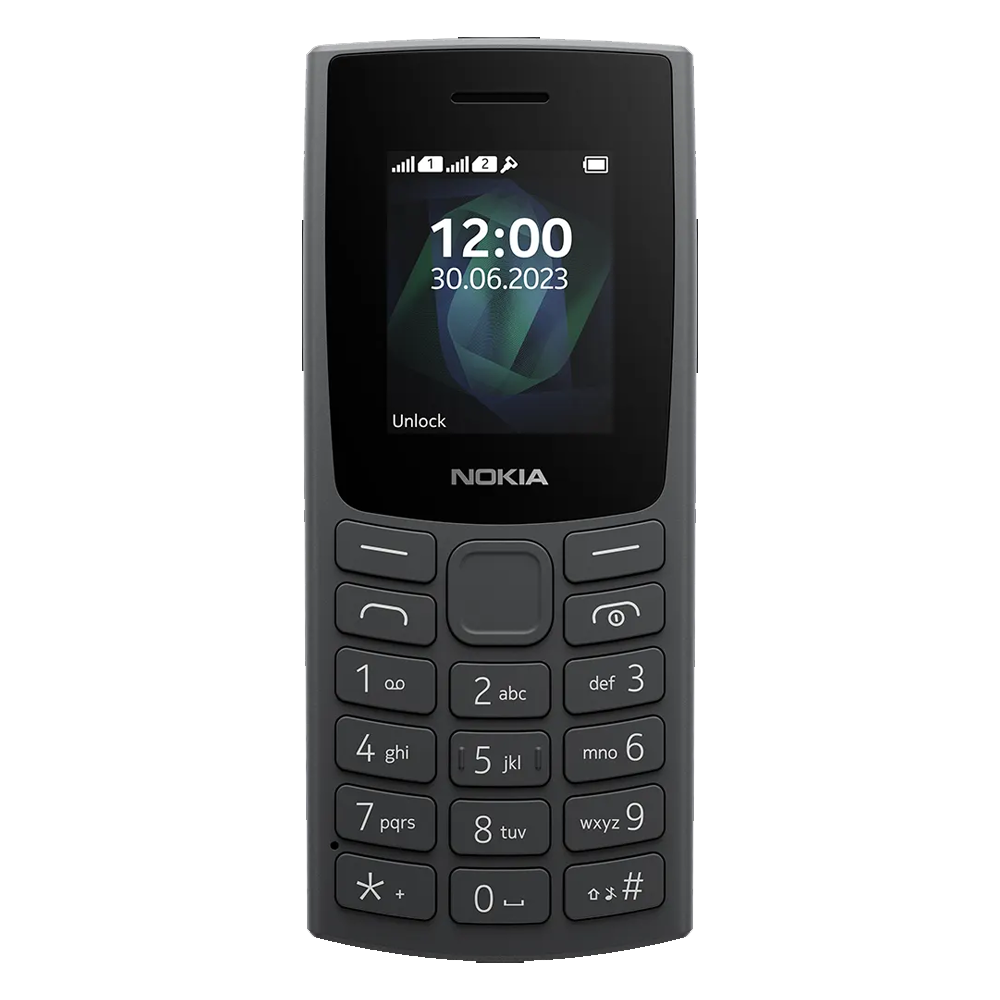 Nokia 105 Mobile Phone - Charcoal
