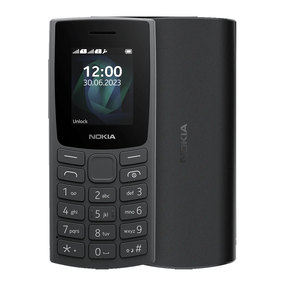 Nokia 105 Mobile Phone - Charcoal