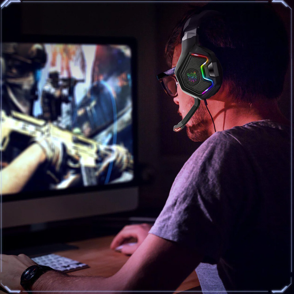 Headphone Wired Onikuma K10 PRO (One Socket With Convert + USB)