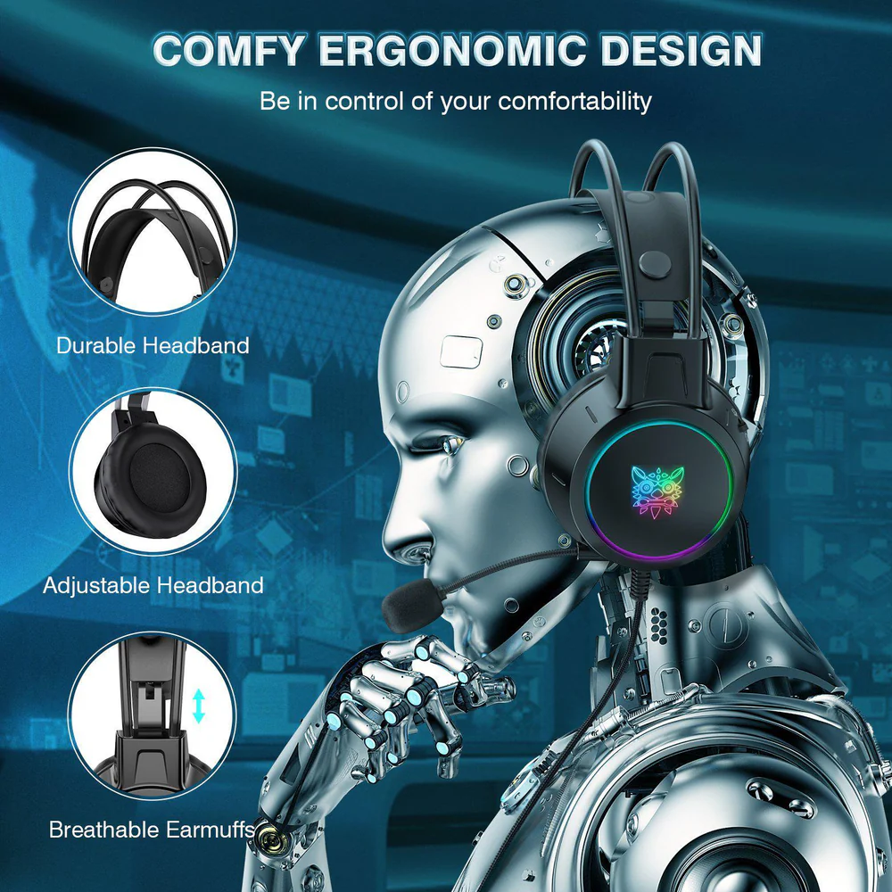 Headphone Wired Onikuma X15 PRO (One Socket With Convert + USB)