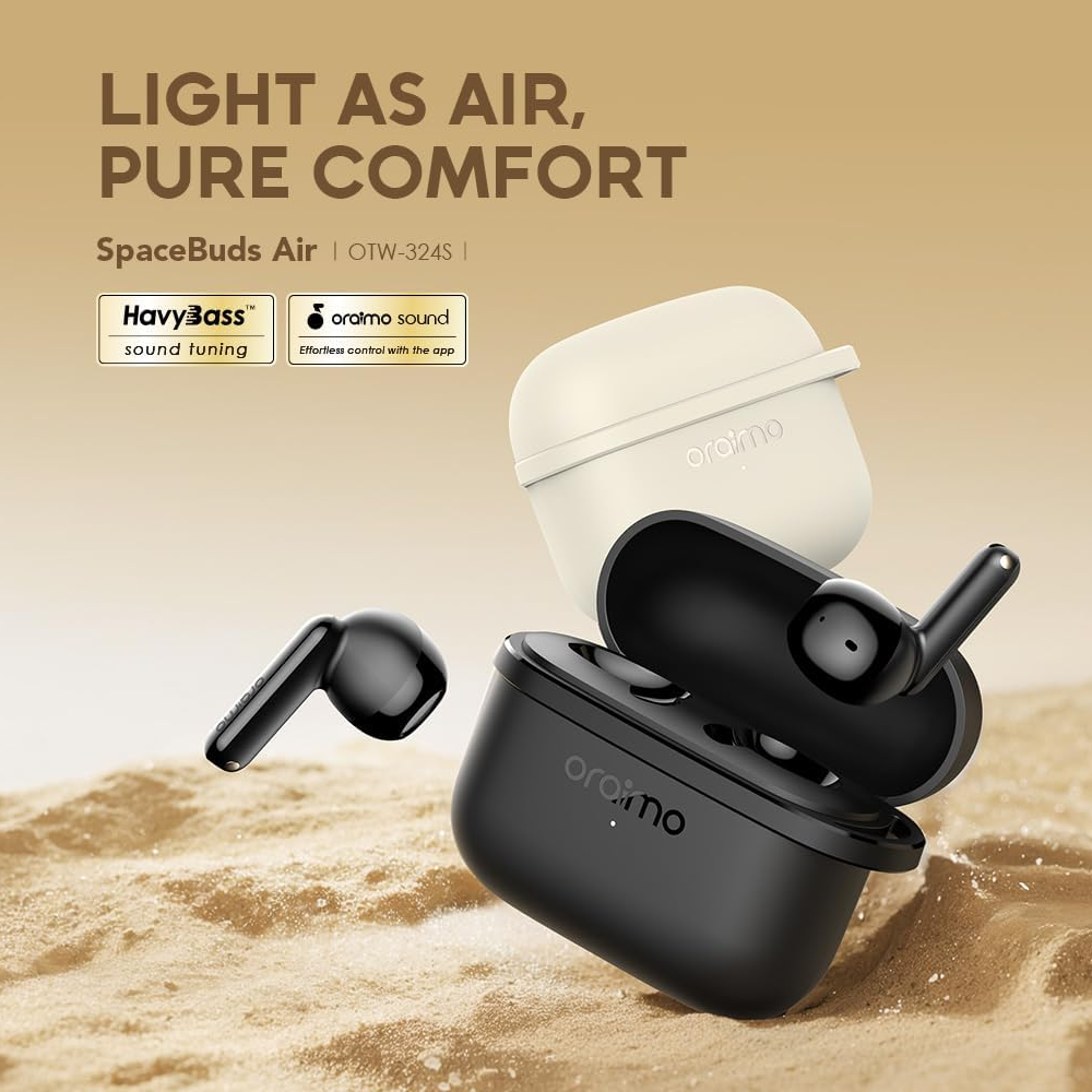 Oraimo SpaceBuds Lite OTW-324 Earbuds - Black