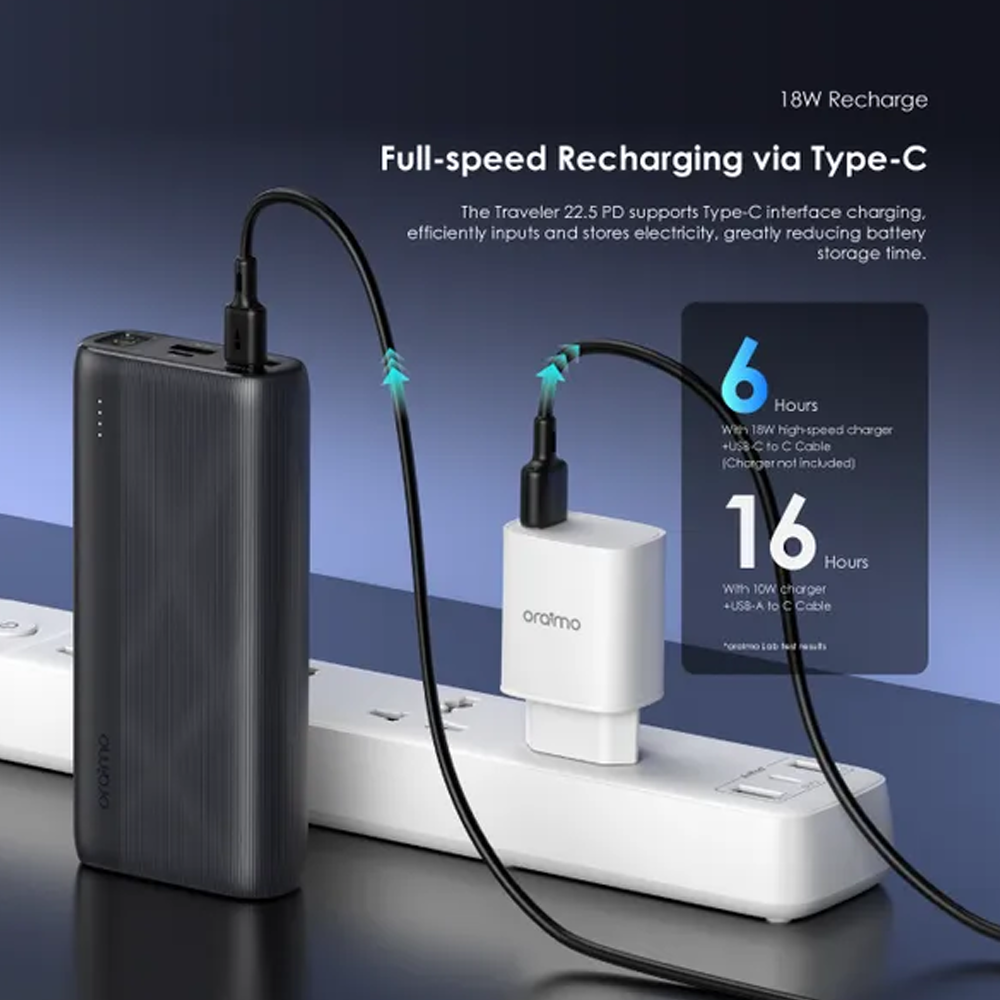 Oraimo Traveler 22.5 PD OPB-7204Q Super Fast Power Bank 20000mAh