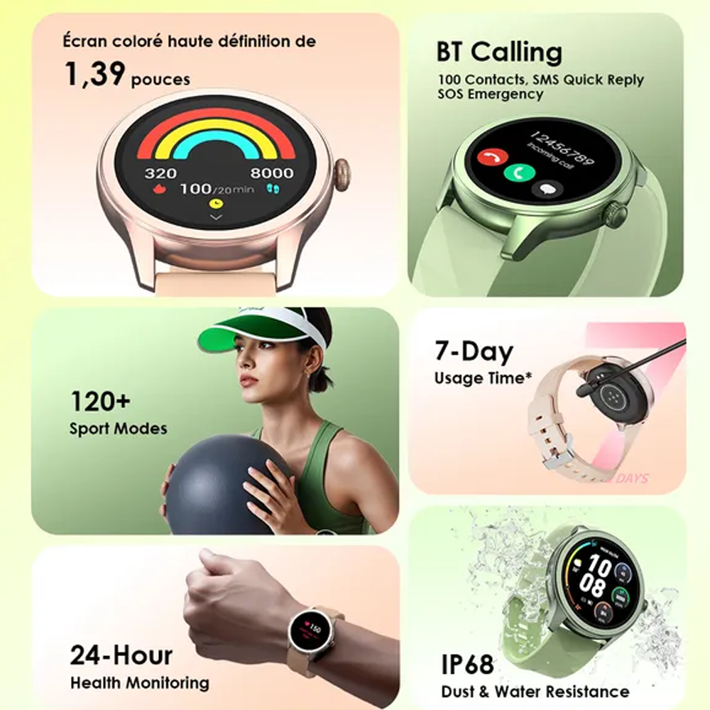 Oraimo Watch 2R OSW-30 Smart Watch - Gold