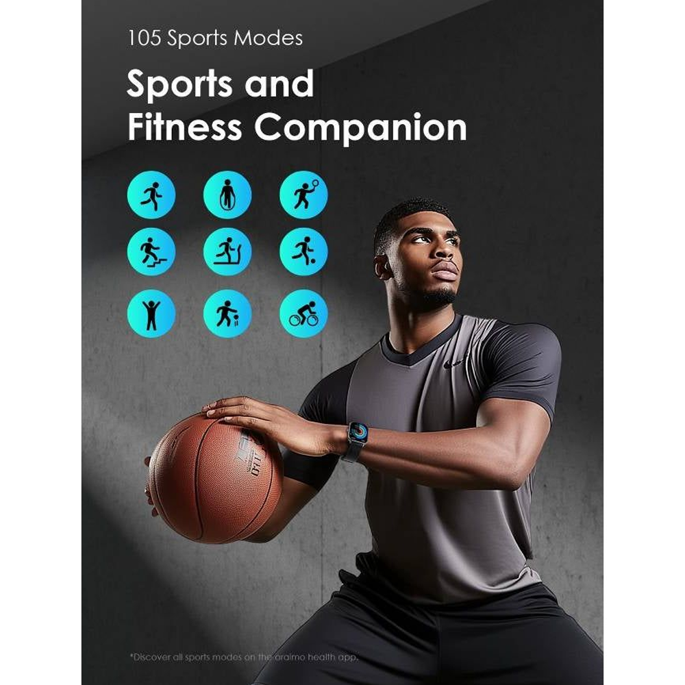 Oraimo Watch 5 OSW-805 Smart Watch - Grey