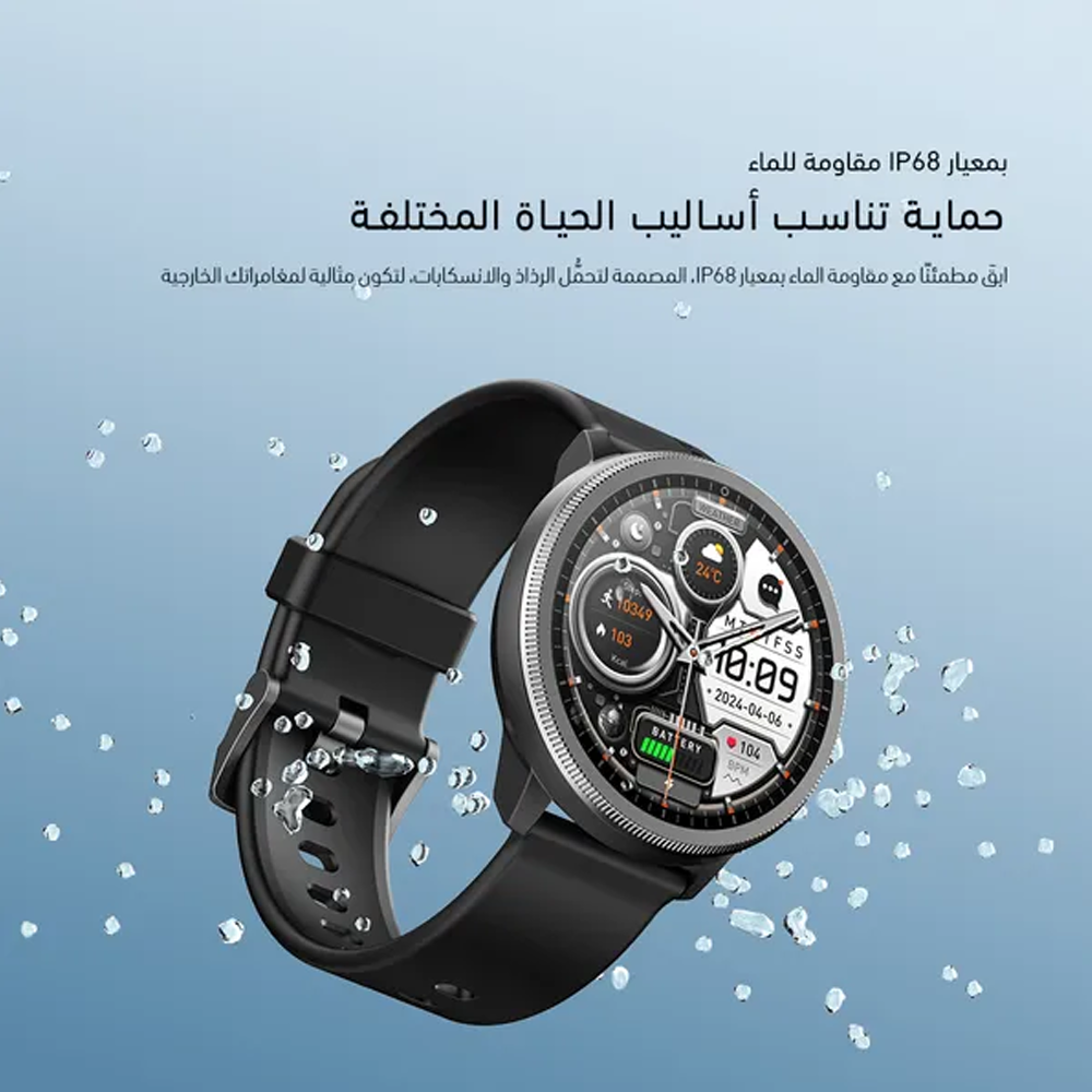 Oraimo Watch 5R OSW-820 Smart Watch - Black