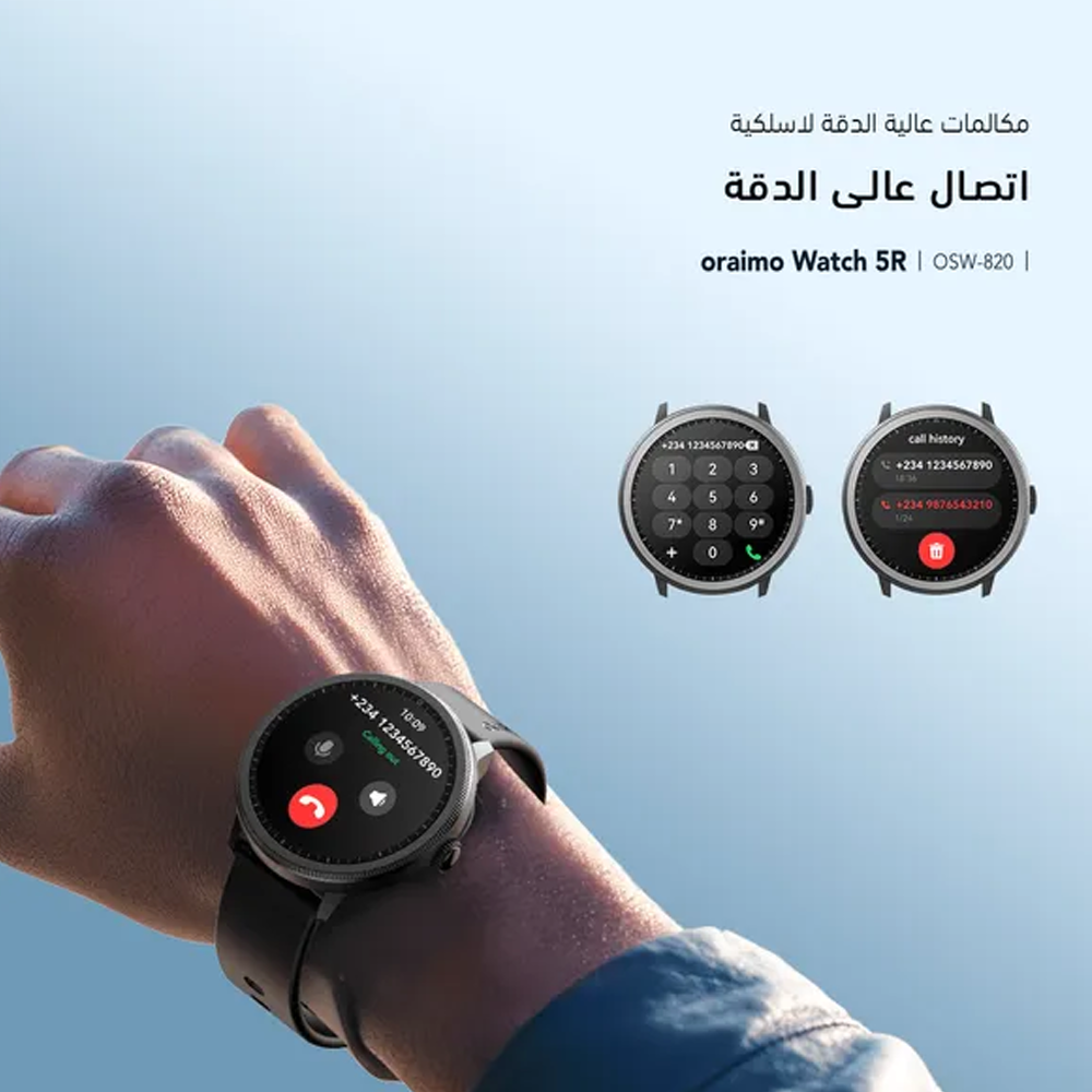 Oraimo Watch 5R OSW-820 Smart Watch - Black