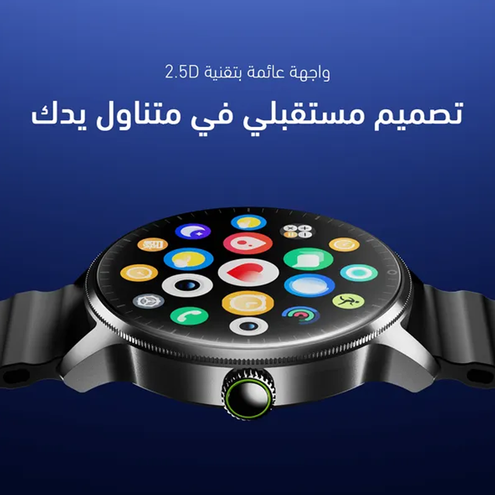 Oraimo Watch 5R Pro OSW-830 Smart Watch - Black
