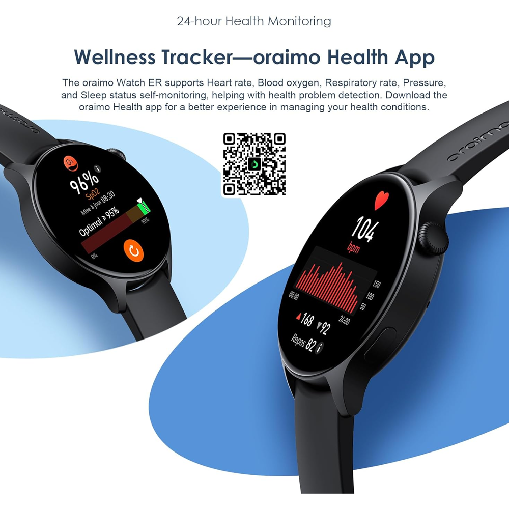 Oraimo Watch ER OSW-42 Smart Watch - Black