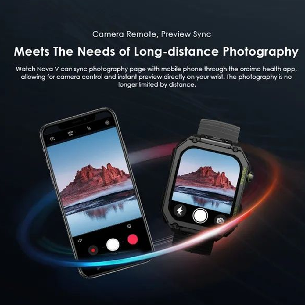 Oraimo Watch Nova V OSW-802N Smart Watch - Light Chrome