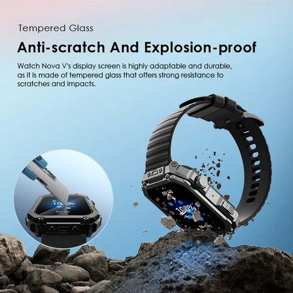 Oraimo Watch Nova V OSW-802N Smart Watch - Light Chrome