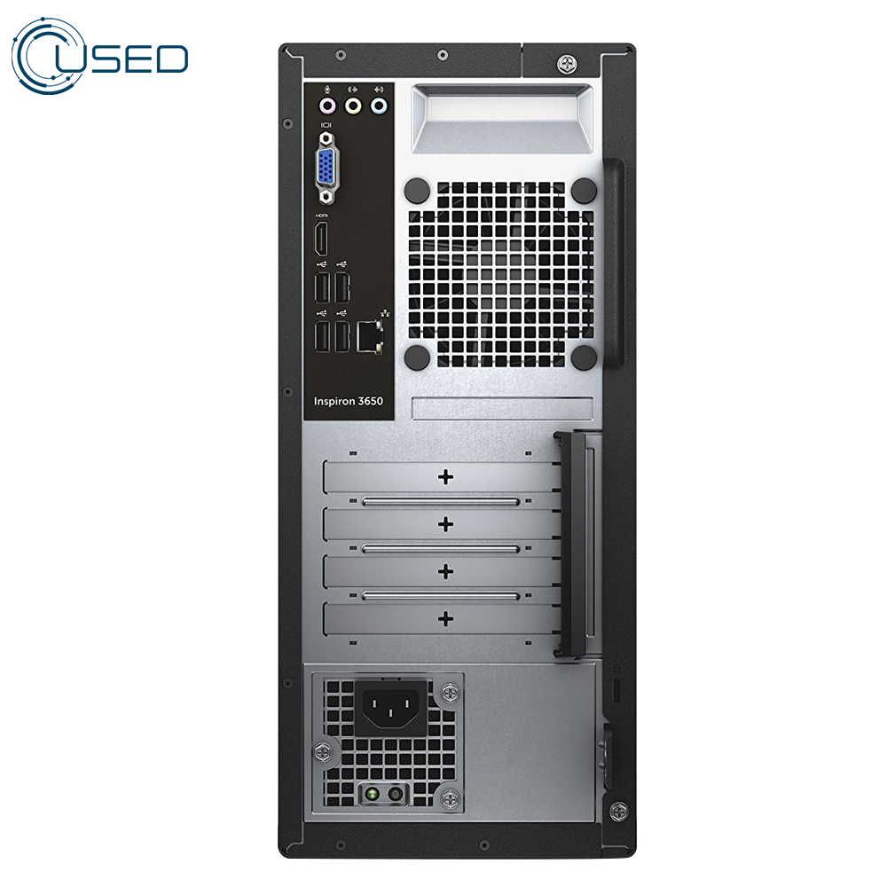 PC Used Tower Dell Inspiron 3650 (I3/6100 - 8G DDR3L - 500G HDD - Intel HD Graphics 520 - Wifi - DVD)