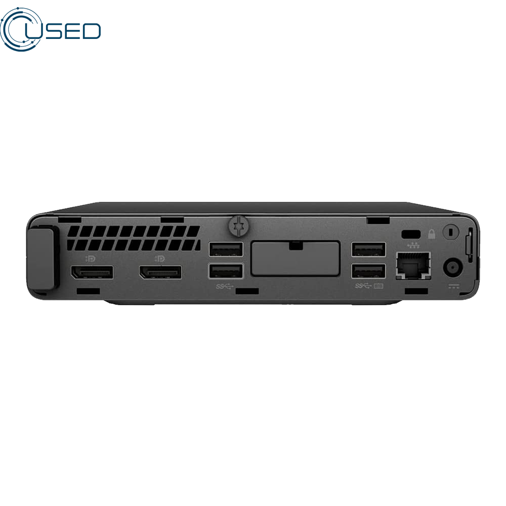 HP EliteDesk 705 G4 35W DM Desktop Mini PC (AMD Ryzen 3 PRO 2200GE - 8GB DDR4 - No Hard - AMD Radeon Vega 8) Original Used