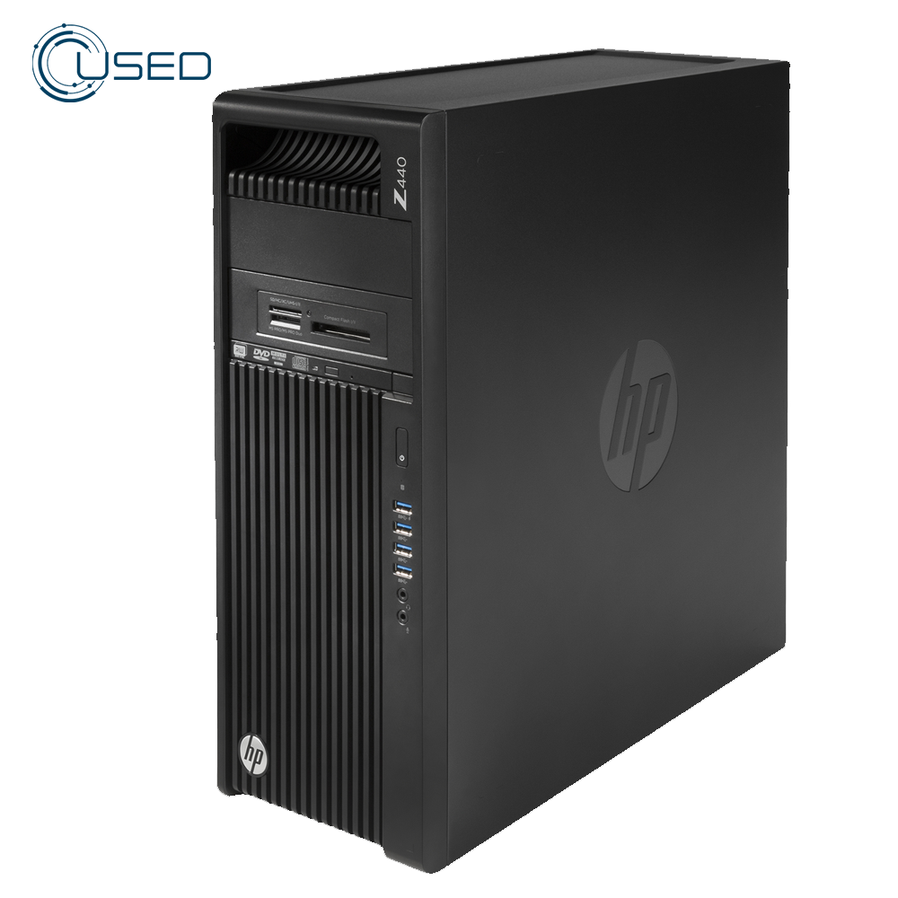 PC Used Workstation HP Z440 (CPU Xeon E5/1620 V3 3.50/10MB Cash 4 Core - 16G DDR4 - No Hard - Quadro K2200 4G DDR5 - DVD)