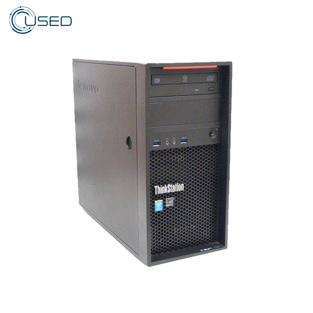 PC Used Lenovo ThinkStation P300 Workstation (CPU Xeon E3-1241 V3 3.5/8MB Cash 4 Core - 8G DDR3 - No Hard - No VGA - DVD)