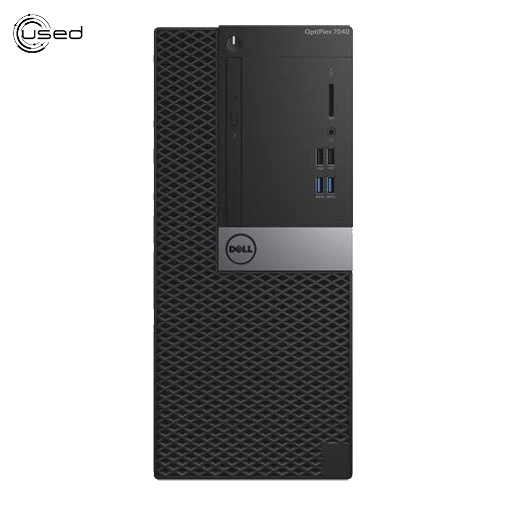 PC Used Tower Dell Optiplex 7040 (I7/6700 - 8G DDR4 - 500G HDD - Intel HD Graphics - DVD)