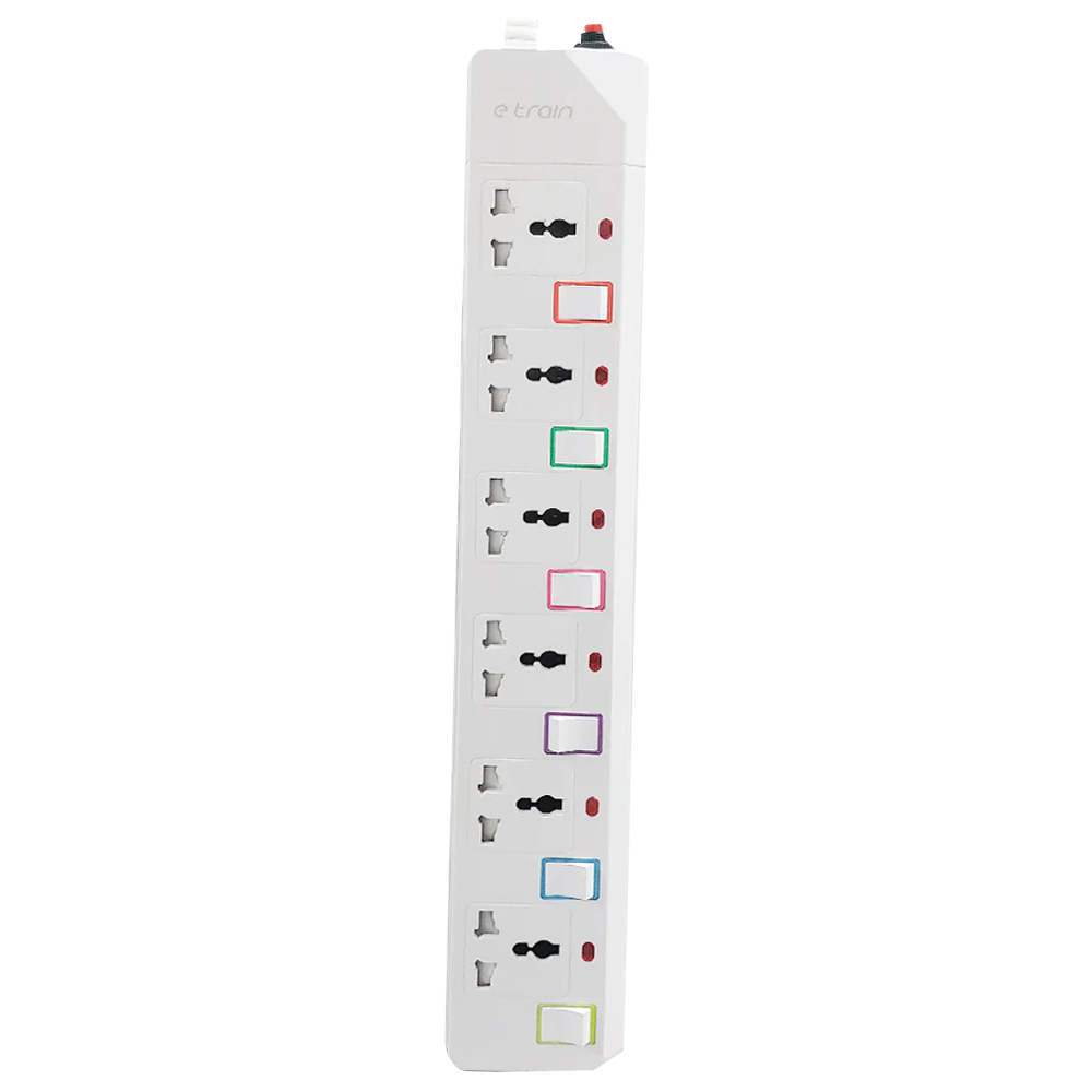 Power Strip 6-Port E-Train PS076 3M