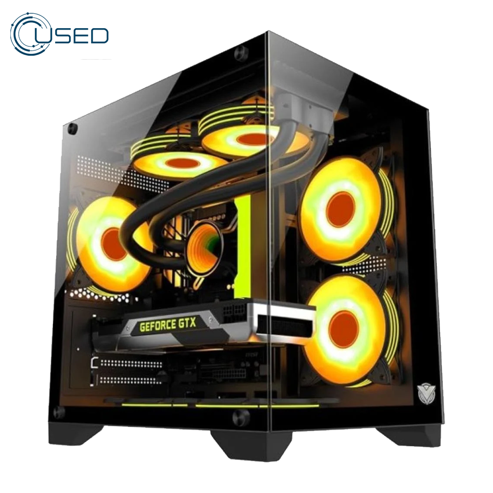 Phantom Aurora Pro Gaming Mid Tower Case (Intel Core i5-4570 - 8GB Ram - 128GB SSD - NVIDIA MSI GeForce GTX 1060 3GT OCV2 3GB GDDR5 - LG MS-7852 Motherboard LGA 1150 - Power Supply 600W) Ready PC (Used)