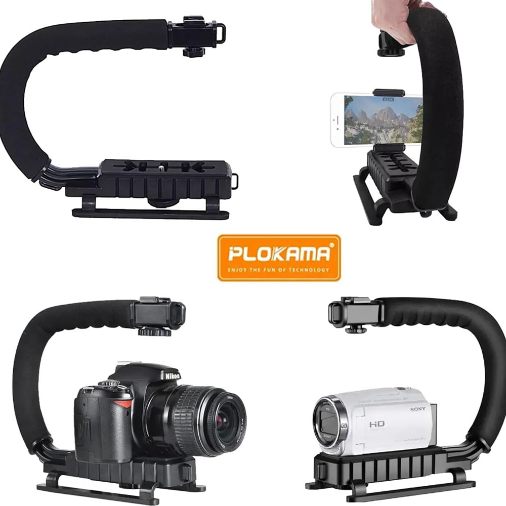 Plokama PK-777 Video Making KIT 5 in 1 (Tripod - LED Light 6.5cm - Microphone - Phone Holder - Remote Control)