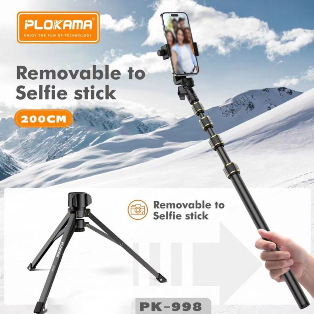 Plokama PK-998 Photograph Tripod 2.0m