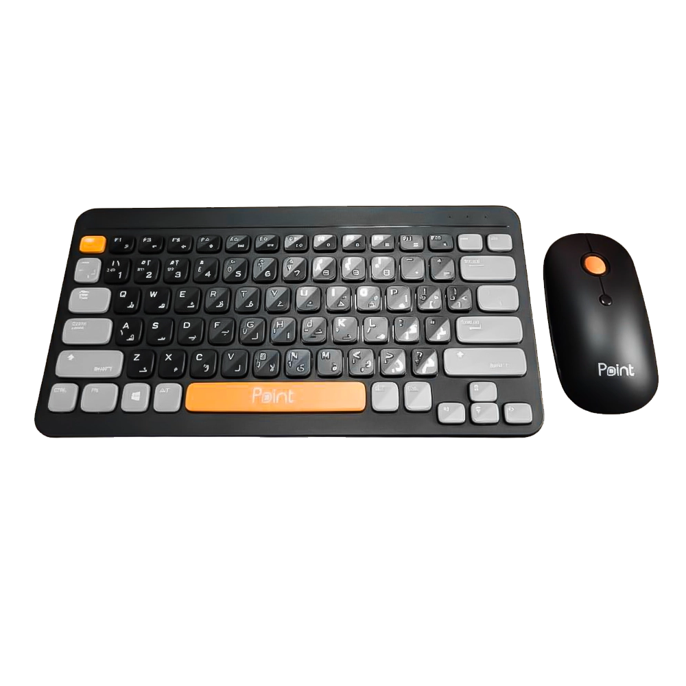 Point PT-680 Bluetooth/Wireless Mini Keyboard + Mouse Combo
