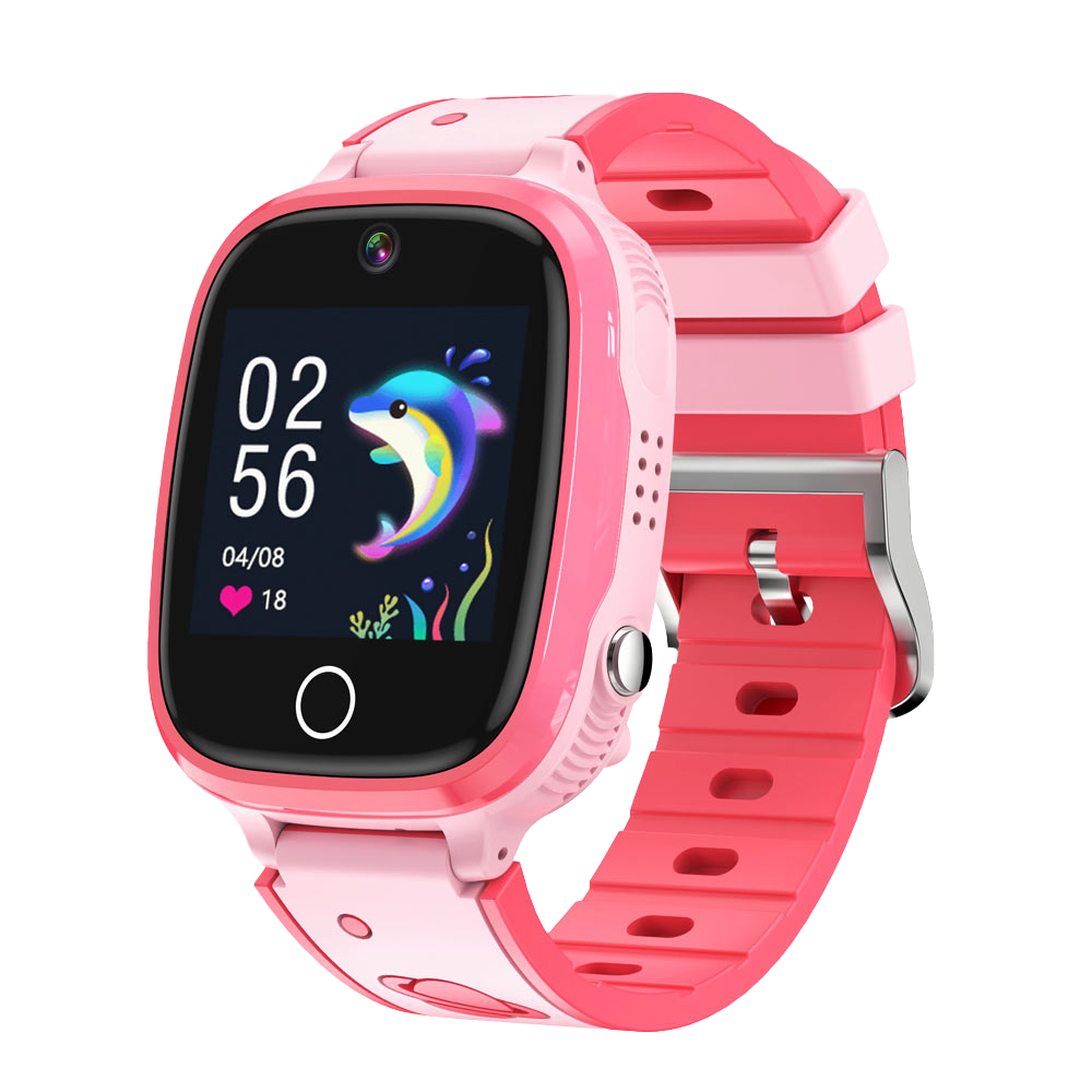 Porodo Kids GPS 4G Smart Watch - Pink