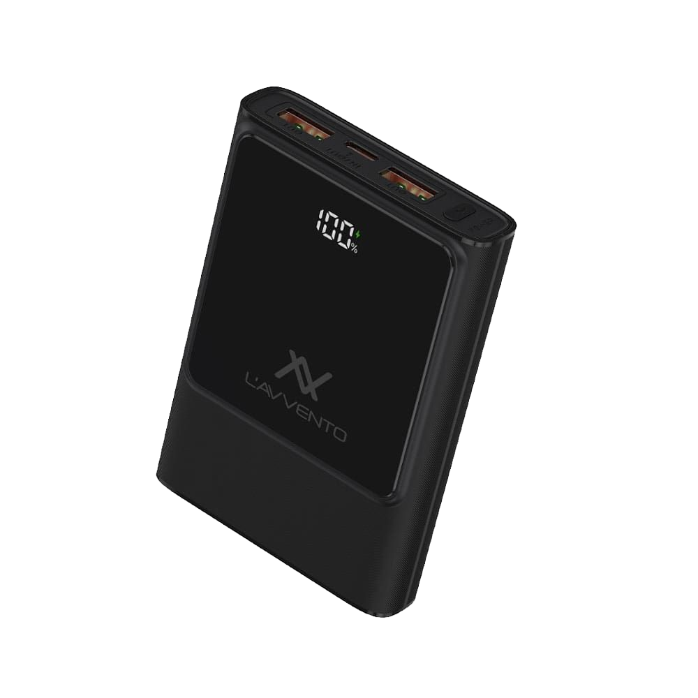 Power Bank 10000mAh Lavvento MP657 - Black