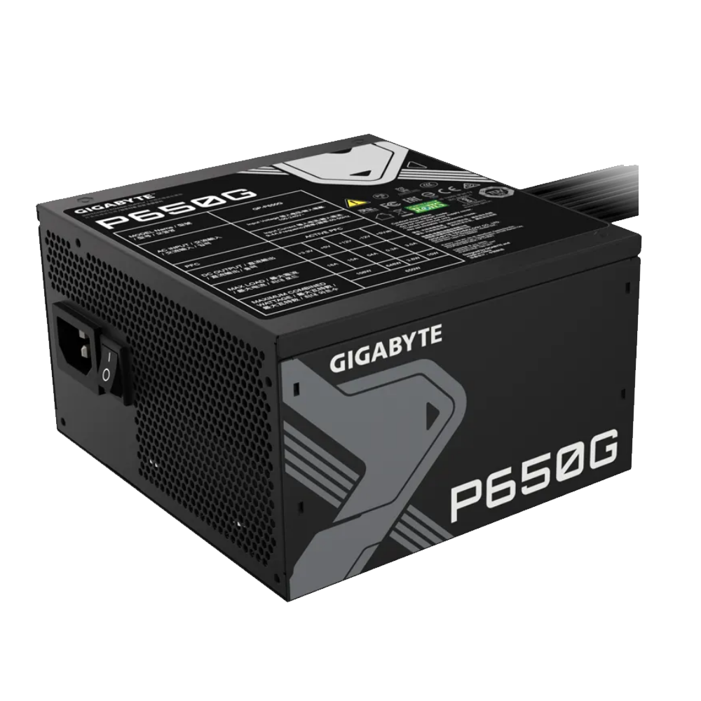 Gigabyte P650G 80 PLUS Gold Power Supply (650W)