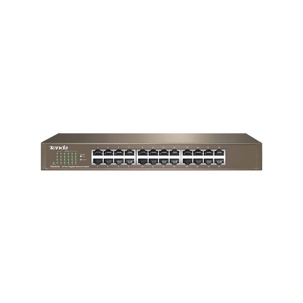 Tenda TEG1024D 24-Port 10/100/1000 Gigabit Desktop/Rackmount Switch