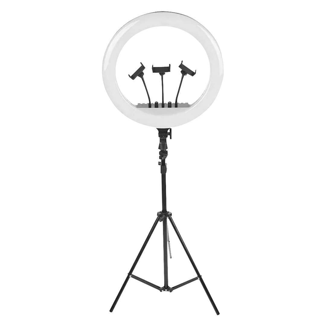 RL-18 18-Inch LED Ring Light With Remote Control & Phone Holder