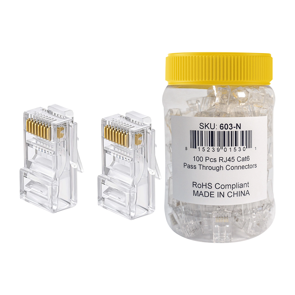3COM UTP Cat6 Plastic RJ45 (100 PCS)