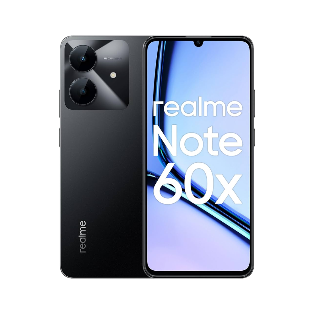 Realme Note 60X Mobile Phone (4GB Ram - 128GB Rom) - Marble Black