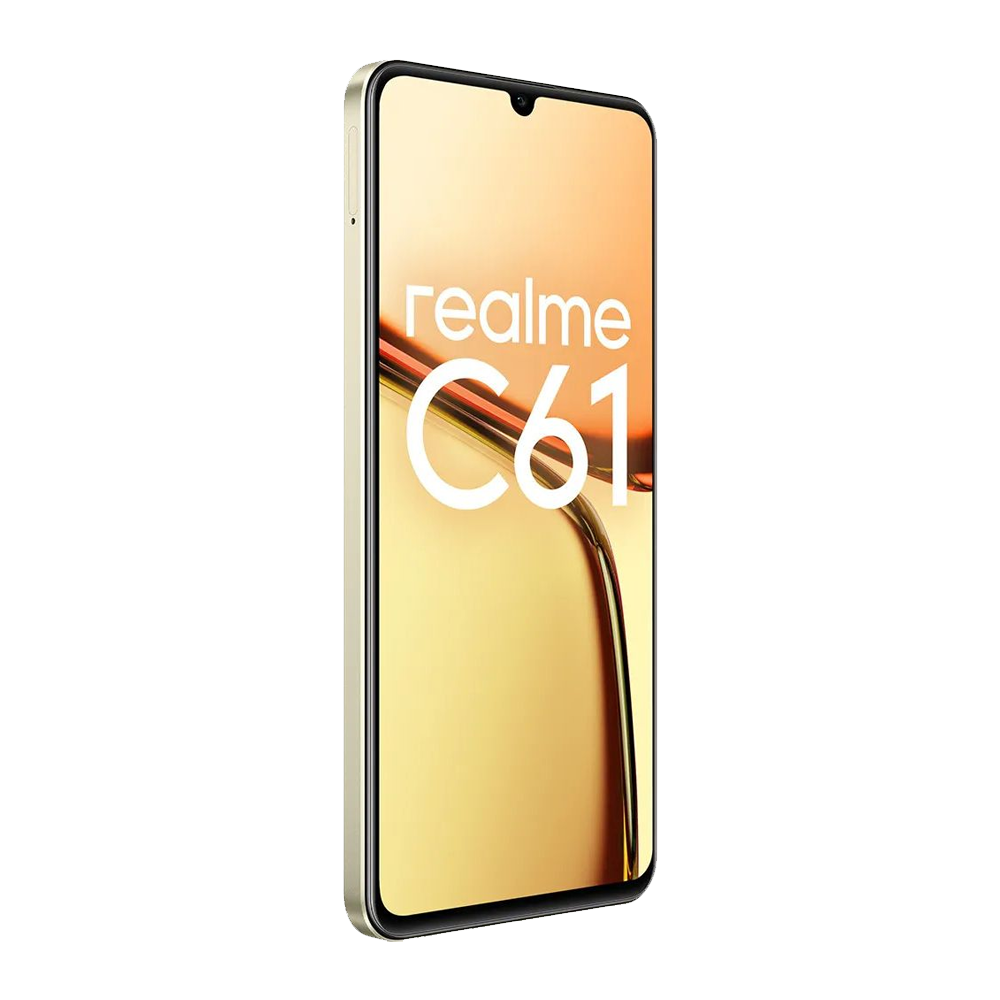 Realme C61 Mobile Phone (6GB Ram - 128GB Rom) - Sparkle Gold