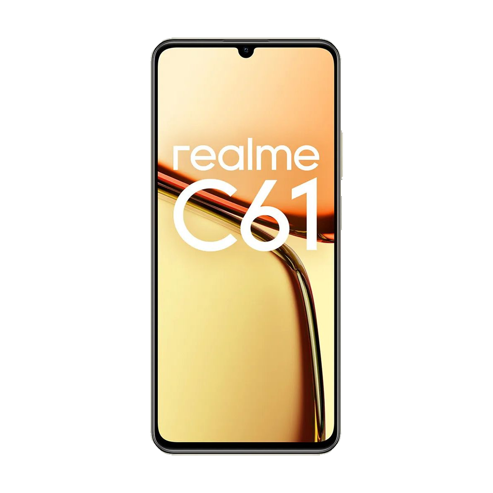Realme C61 Mobile Phone (6GB Ram - 128GB Rom) - Sparkle Gold