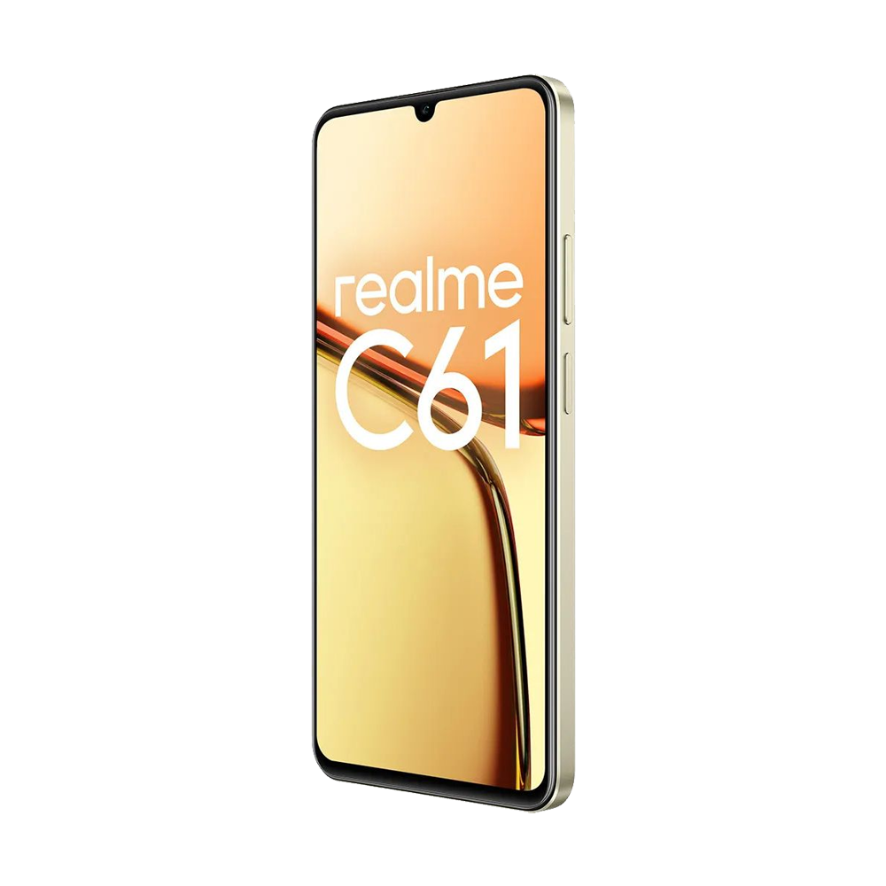 Realme C61 Mobile Phone (6GB Ram - 128GB Rom) - Sparkle Gold