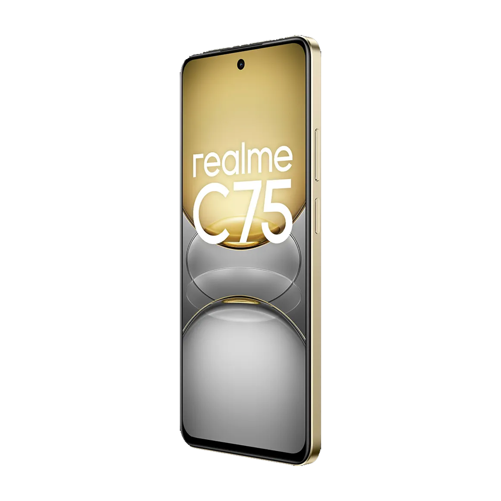 Realme C75 Mobile Phone (8GB Ram - 256GB Rom) - Lightning Gold