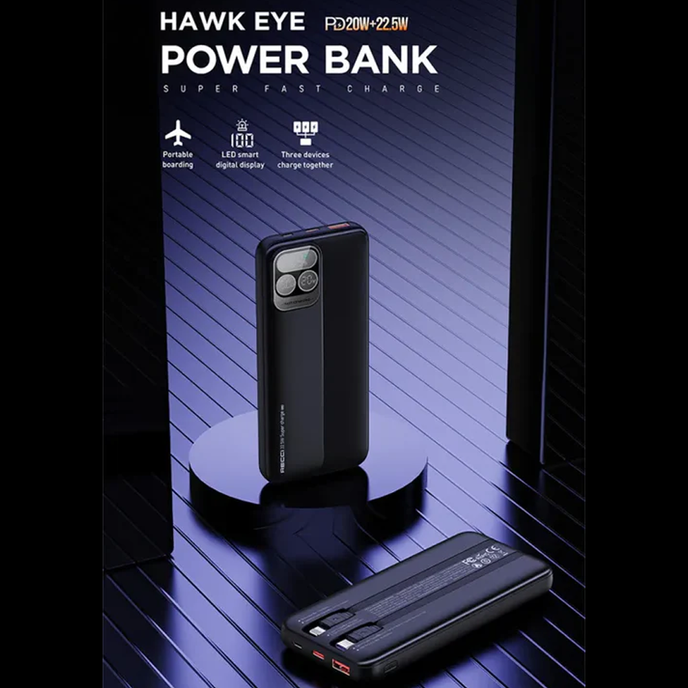 Recci RPB-P37 Power Bank 20000mAh 20W