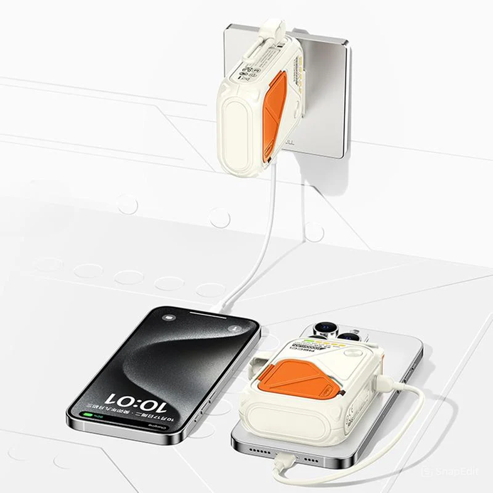 Recci Voyage Series RPB-A06 5 in 1 Fast Charging Power Bank 10000mAh 22.5W