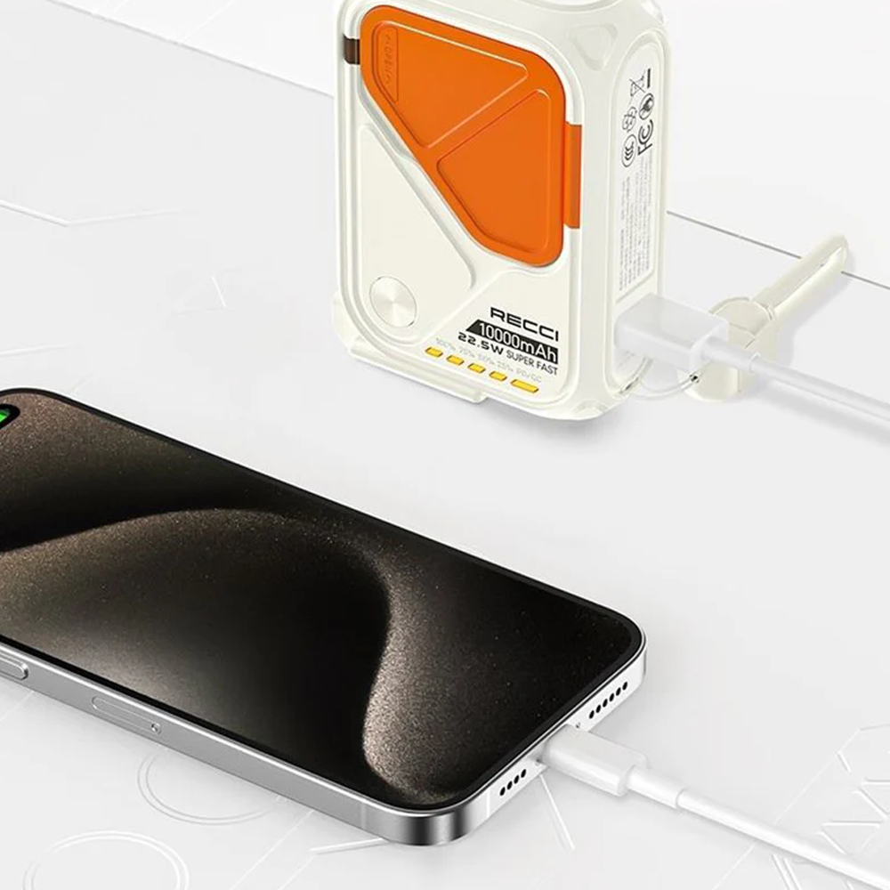 Recci Voyage Series RPB-A06 5 in 1 Fast Charging Power Bank 10000mAh 22.5W