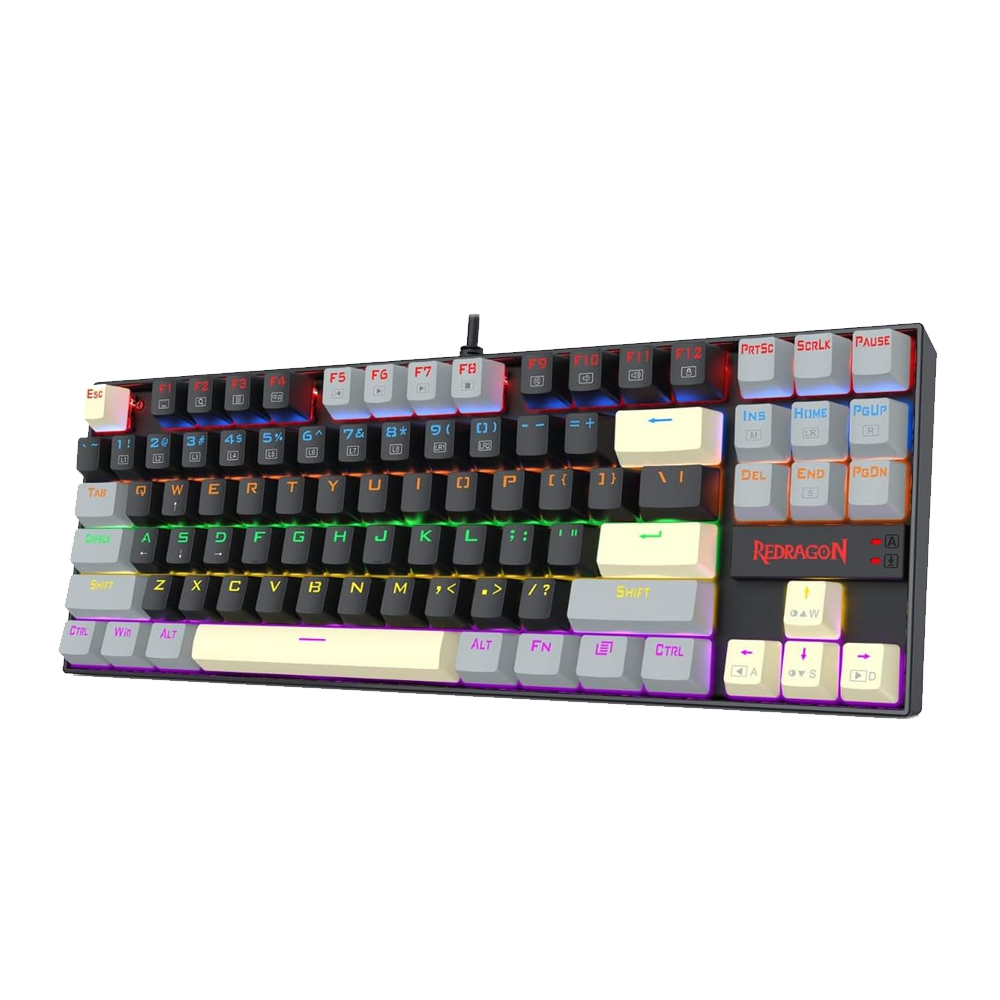 Keyboard USB Mechanical Redragon Kumara (Blue Switch) K552LGY-R