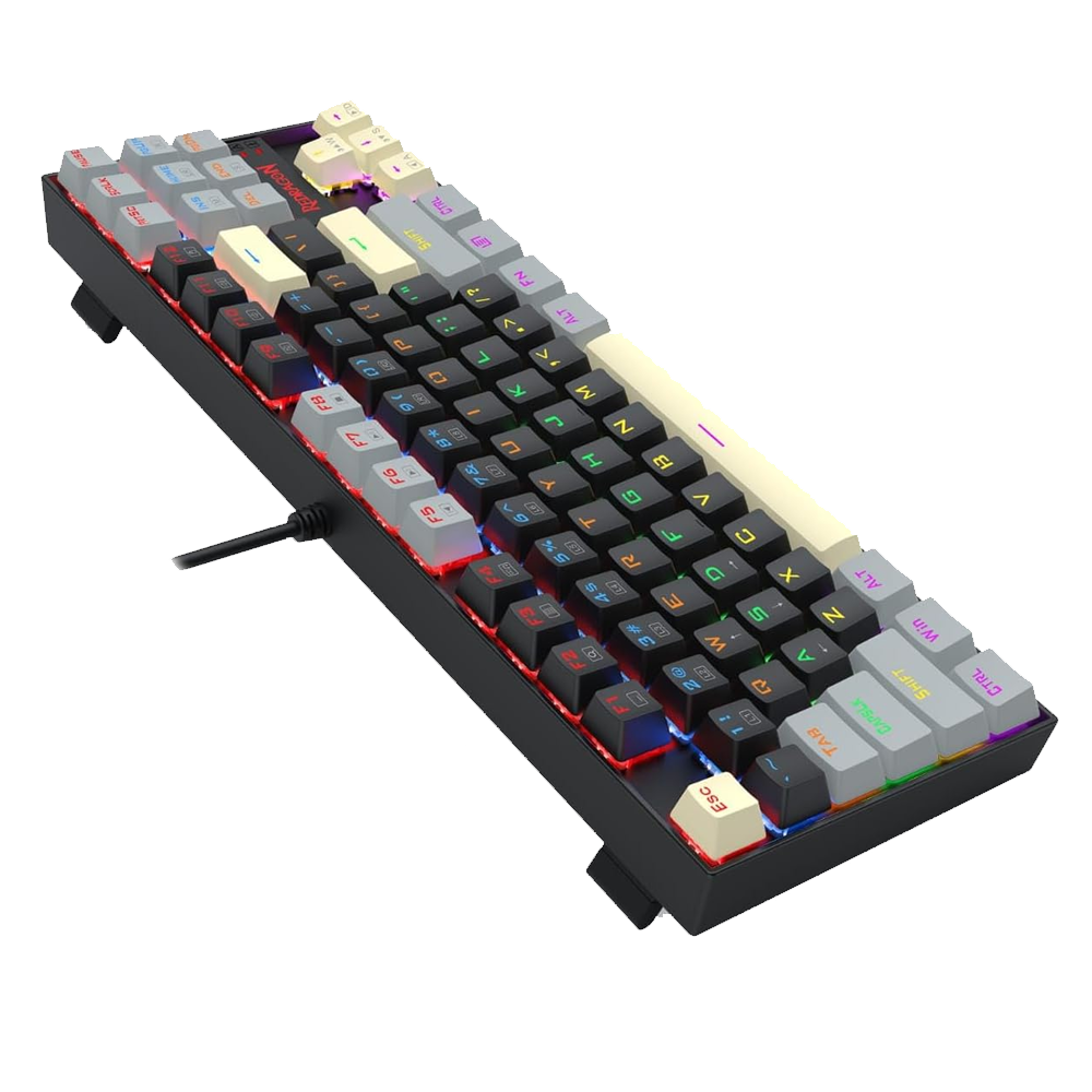 Keyboard USB Mechanical Redragon Kumara (Blue Switch) K552LGY-R