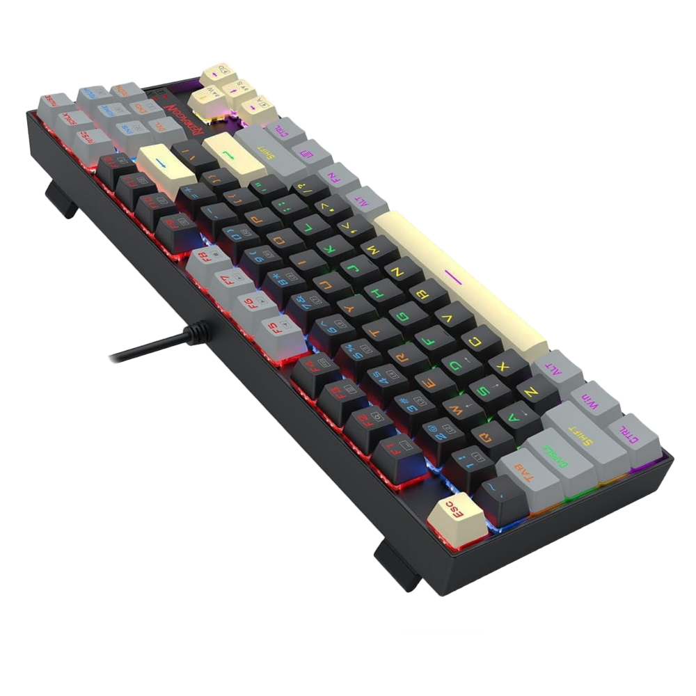 Keyboard USB Mechanical Redragon Kumara (Blue Switch) K552LGY-R