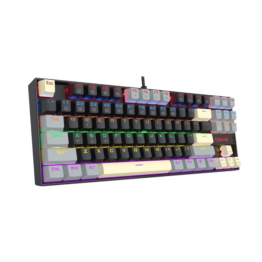 Keyboard USB Mechanical Redragon Kumara (Blue Switch) K552LGY-R