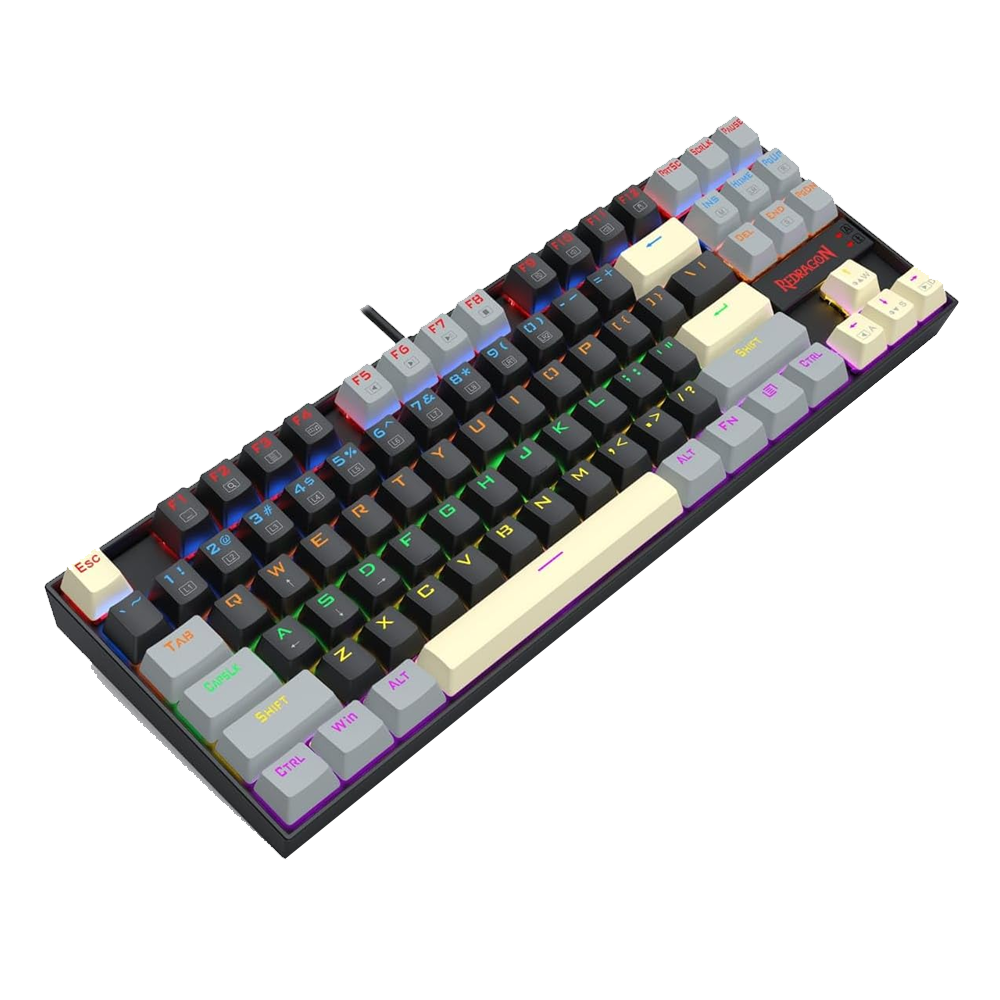 Keyboard USB Mechanical Redragon Kumara (Blue Switch) K552LGY-R