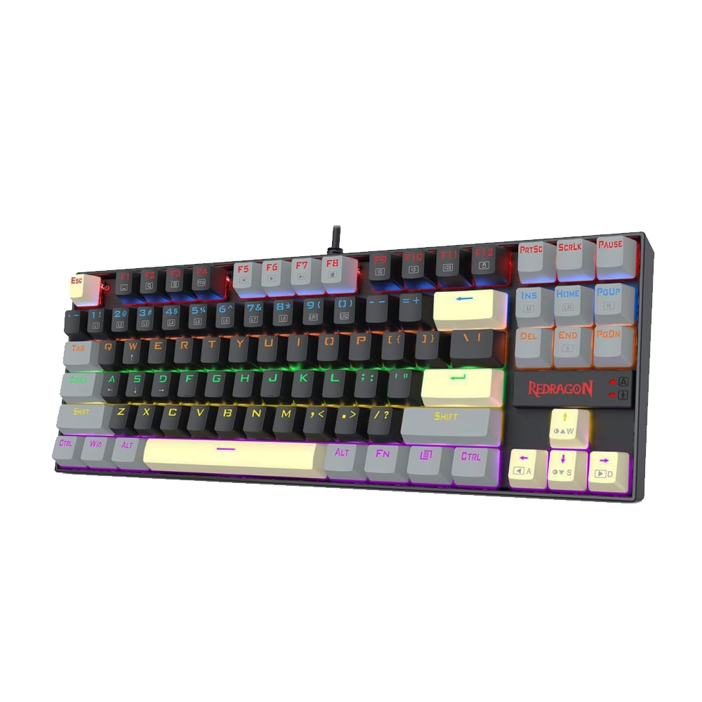 Keyboard USB Mechanical Redragon Kumara (Blue Switch) K552LGY-R