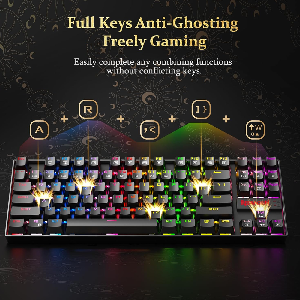 Redragon Kumara K552E Blue Switch Wired Mechanical Gaming Keyboard