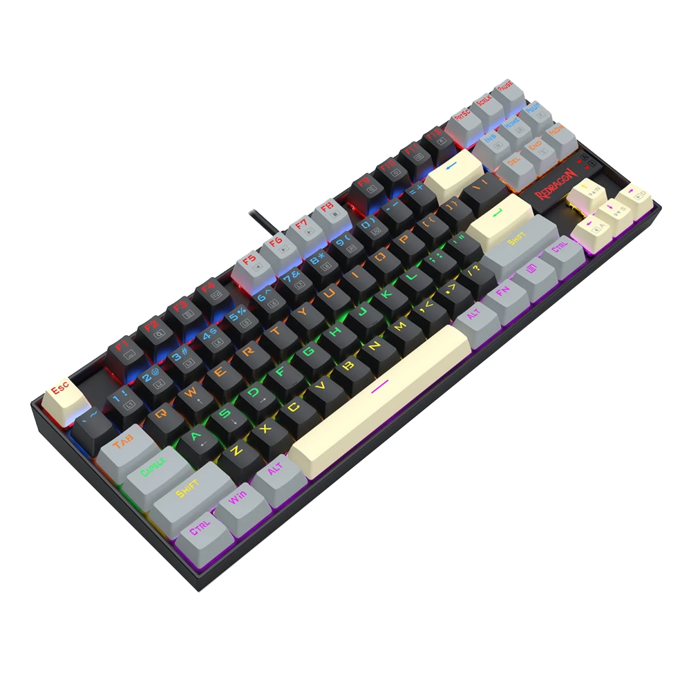 Redragon Kumara K552LGY-R Red Switch Wired Mechanical Gaming Keyboard