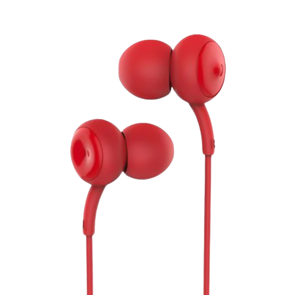 Remax RM-510 3.5mm Wired Earphones - Red