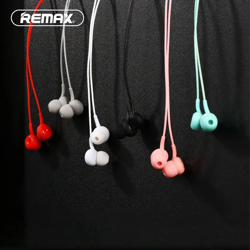 Remax RM-510 3.5mm Wired Earphones - Red