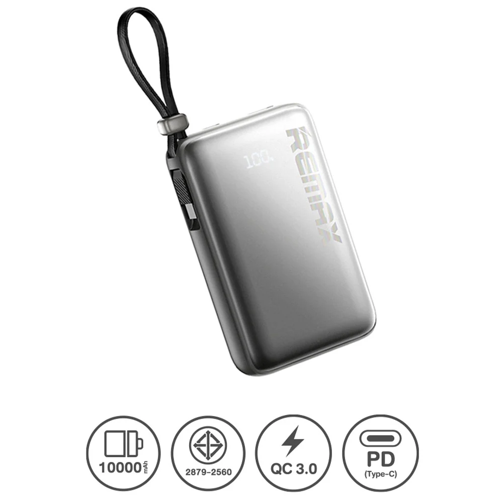 Remax RPP-19 Power Bank 10000mAh - Silver